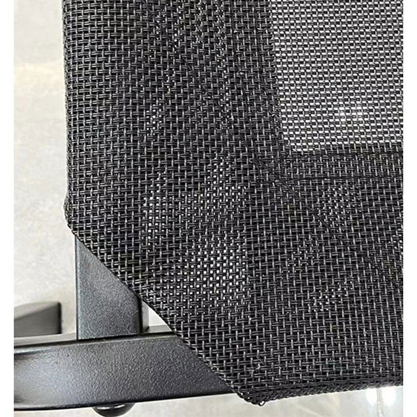 Pat pentru Animalele de Companie, Flippy, din Plasa este Rezistent la Umiditate, Picioare de Otel, Respirabil, Marimea S 68 x 55 x 16 cm, Negru [4]