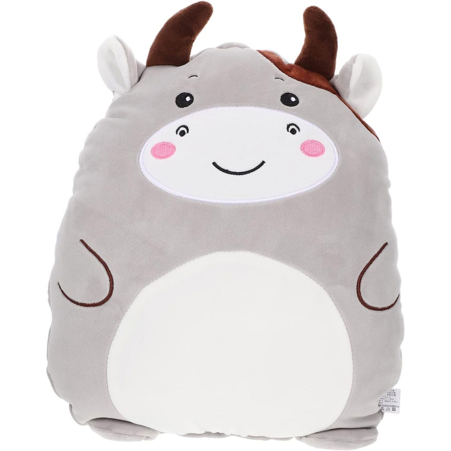 Patura 2in1 pentru Pat sau Canapea, Flippy, Model Jucarie Vacuta cu Spatiu de Depozitare Patura, Microfibra, 1x1.7 m, Gri [3]