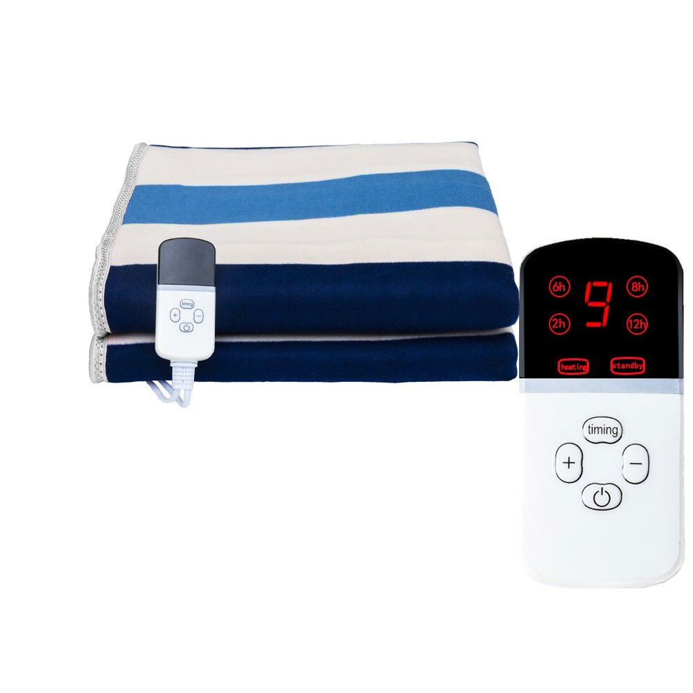 Paturi electrice cu incalzire - Patura electrica simpla, Flippy, 180 W, 200 x 180 cm, Multicolor