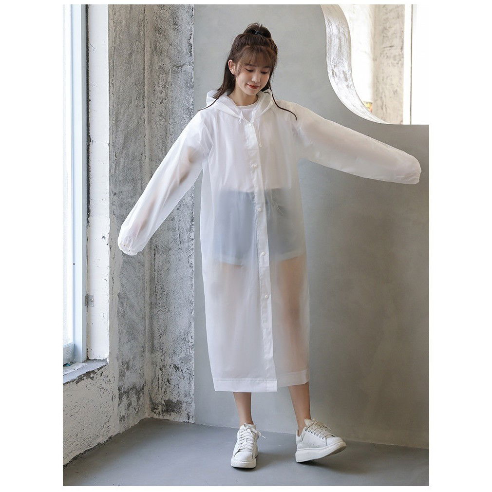 Pelerine, Umbrele si Accesorii - Pelerina de Ploaie, Flippy, pentru Adulti 150-180 cm, din EVA, Impermeabila, Rezistenta la Vant, Inchidere cu Capse, 140 g, Alb