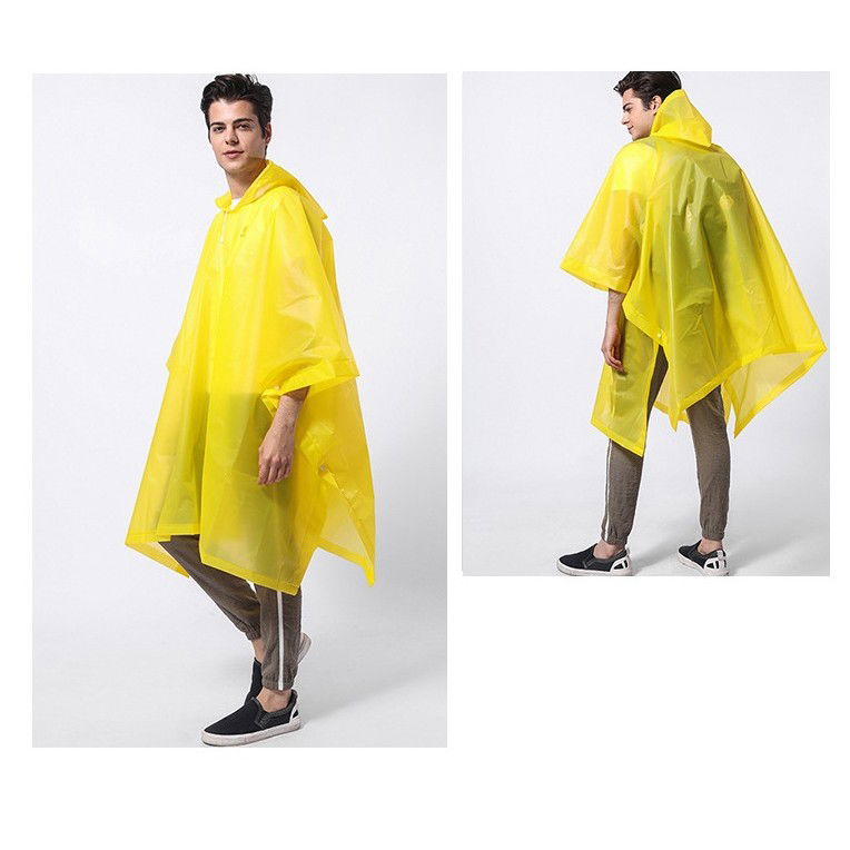Pelerine, Umbrele si Accesorii - Pelerina de Ploaie, Flippy, pentru Adulti, EVA, Tip Poncho, Impermeabila, Rezistenta la Vant, Capse Laterale, 160 g, Galben
