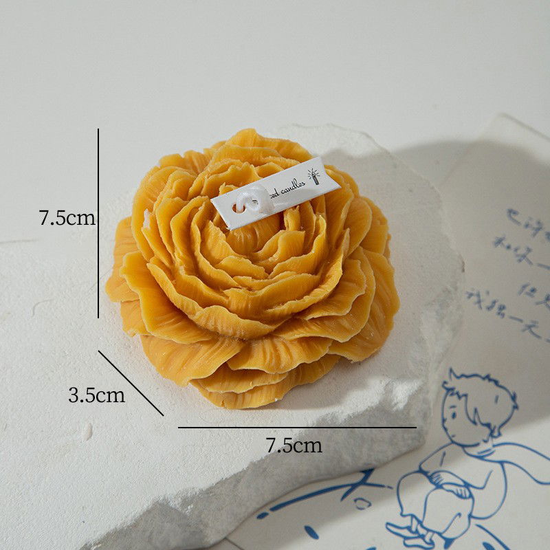 Lumanare Parfumata, Flippy, Model Trandafir, Ardere 10h, 70 g, 7.5 x 3.5 cm, Parfum de Citrice, Portocaliu [5]