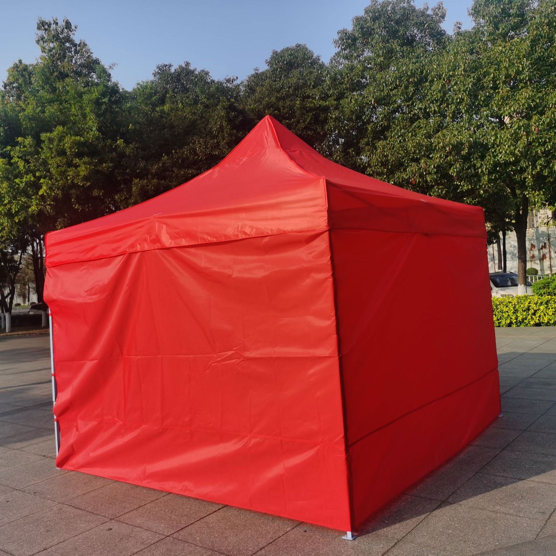 Corturi Evenimente si Articole Camping - Perete Lateral Cort Evenimente 18 m, Flippy, material textil oxfort 700D Rosu