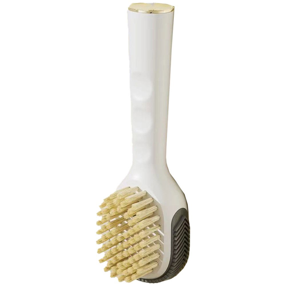 Perie pentru Curatare Incaltaminte cu Recipient pentru Detergent, Flippy, Perie Multifunctionala pentru Incaltaminte si Lenjerie, cu Peri Moi, Fara Deteriorare, 22x6x4 cm, Culoare Alb [1]