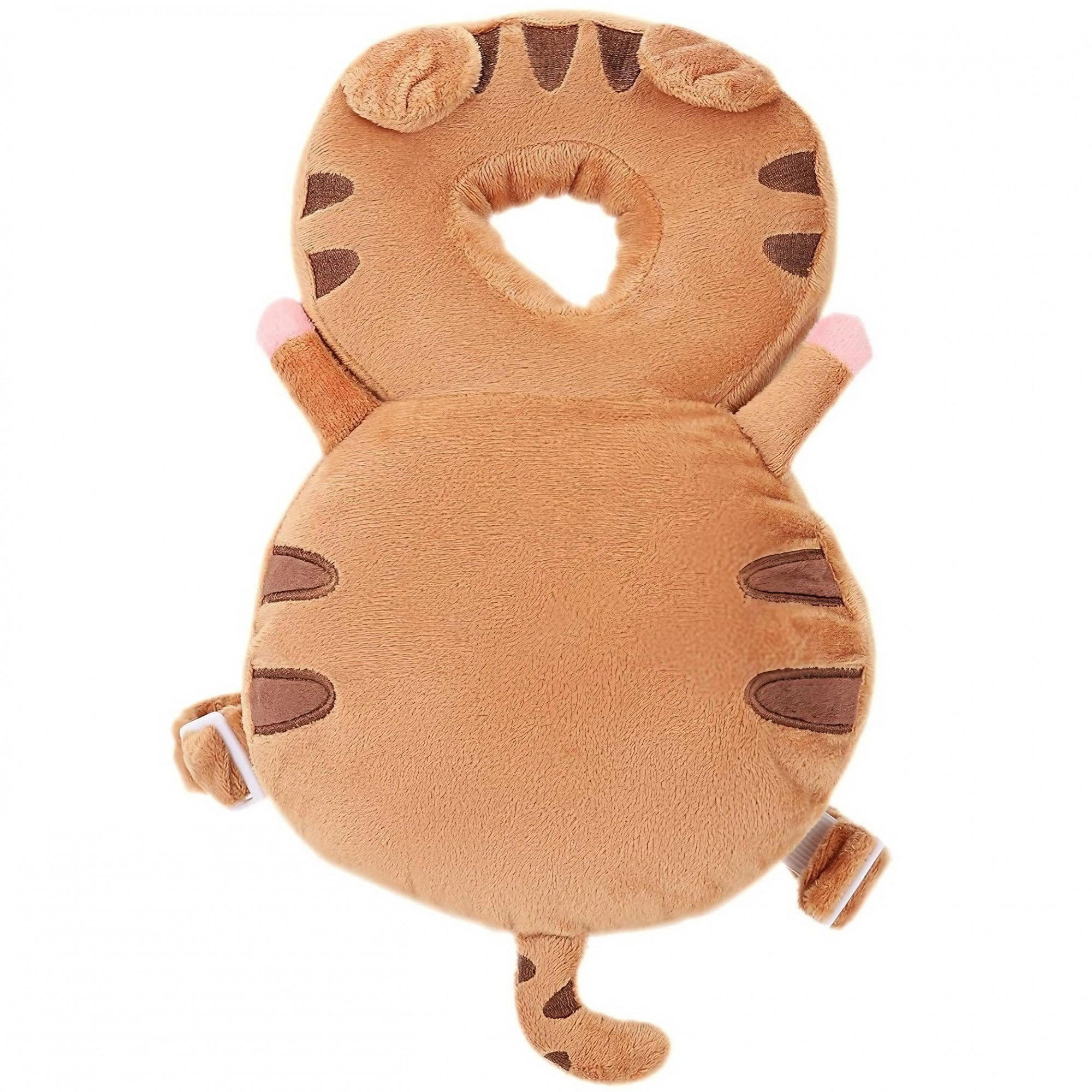 Perna tip Rucsac pentru Protectia Capului, Flippy, Tetiera tip Tigru, pentru Bebelusi, 33x6x19 cm, 180 g, Maro [7]