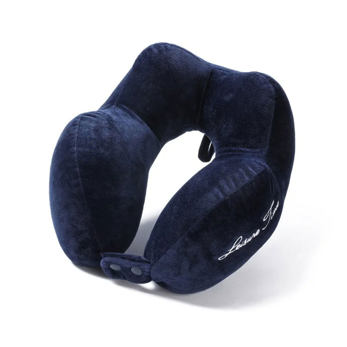 Perne Voiaj, Paturi si Textile - Perna de Calatorie, Flippy, Pentru Gat, din Bumbac, cu 4 Cocoase, Ajustabila, Albastru