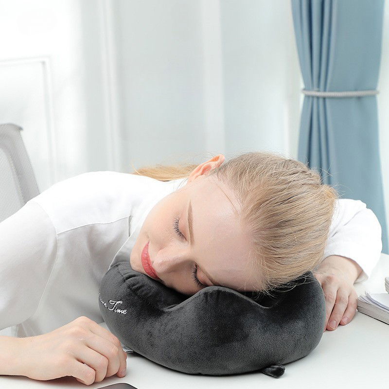 Perna de Calatorie, Flippy, Pentru Gat, din Bumbac, cu 4 Cocoase, Ajustabila, Gri [9]