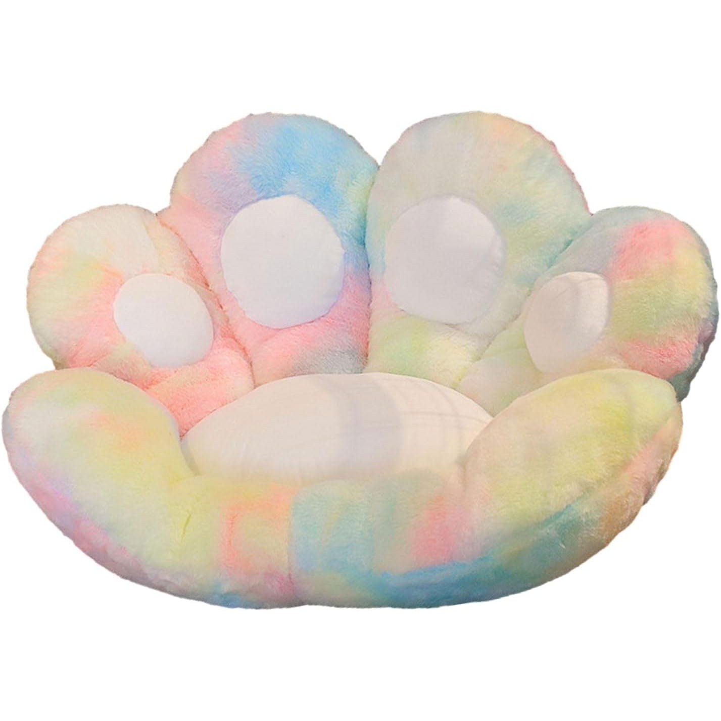 Perna Decorativa, Flippy, Model Laba de Pisica, din Plus, pentru Scaun/Canapea/Podea, 80 x 70 cm, Multicolor [3]