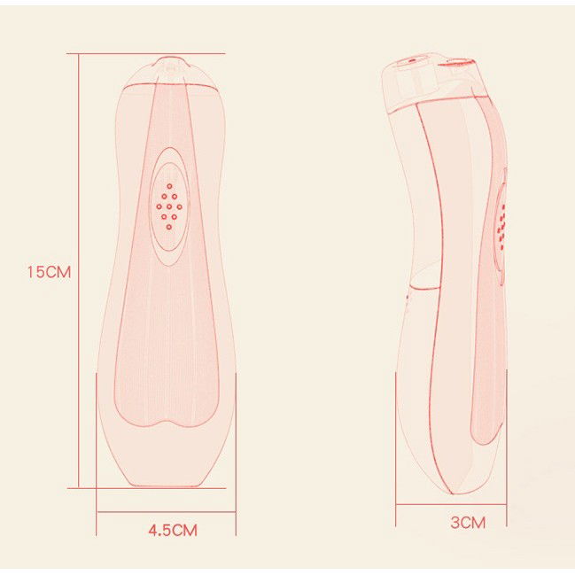 Pila Electrica Unghii pentru Bebelusi, Flippy, 6 Piese, 15 x 4.5 x 3 cm, Silentios, 0-3 Ani, 4 Trepte de Viteza, Albastru [8]