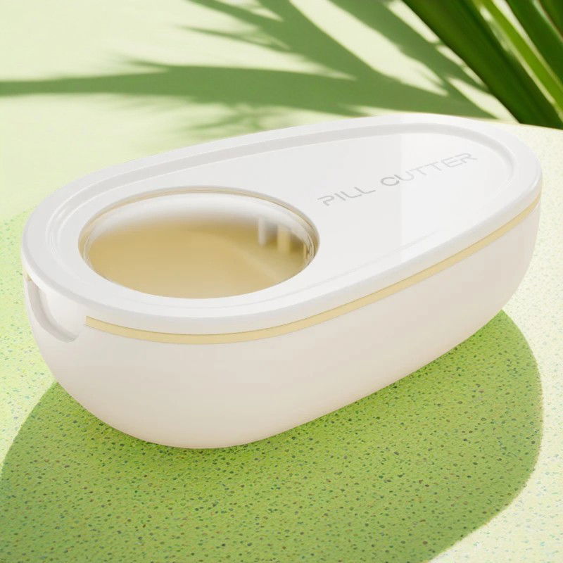 Cutie Taiat Pastile si Depozitare Medicamente, Flippy, Alba, 8x5x2.65 cm, Compacta si Portabila, Ideala Pentru Calatorii [5]