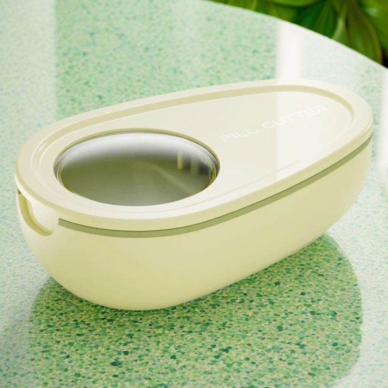 Cutie Taiat Pastile si Depozitare Medicamente, Flippy, Galbena, 8x5x2.65 cm, Compacta si Portabila, Ideala Pentru Calatorii [6]