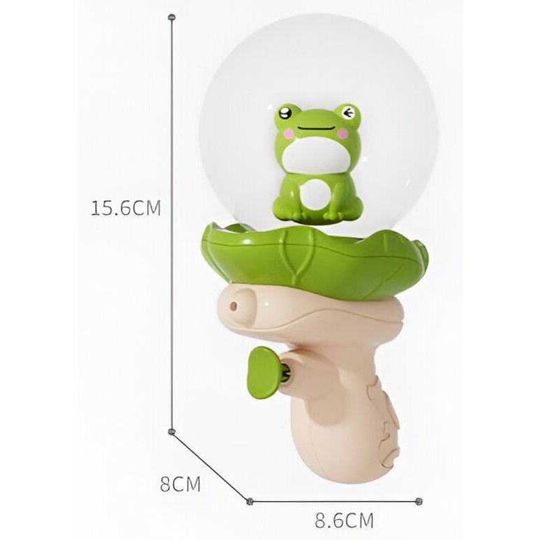 Pistoale cu apa - Pistol cu Apa pentru Copii, Flippy, Multifunctional, Capacitate 250 mL, Model Broscuta, 15.6x8x8.6 cm, ABS, Verde