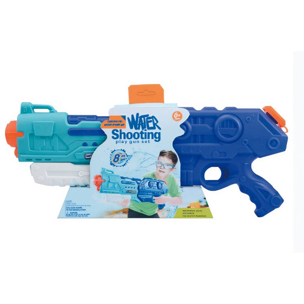 Pistoale cu apa - Pistol cu Apa pentru Copii, Rezervor de 1500 ml, Maner de transport, Pentru Piscina/Plaja, Flippy, 3 ani+, Bleumarin, Lungime 44 cm