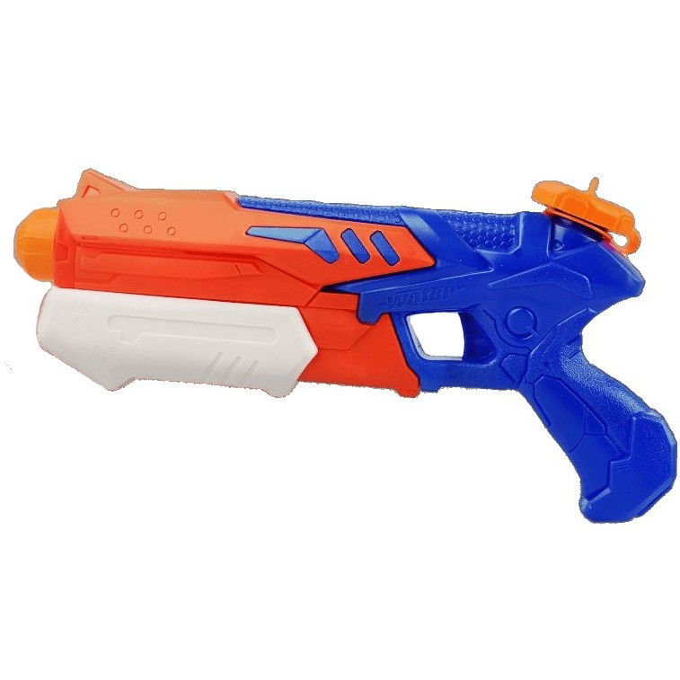 Pistoale cu apa - Pistol cu Apa pentru Copii, Rezervor, Pentru Piscina/Plaja, Flippy, 6ani+, Bleumarin/Rosu, 300ML