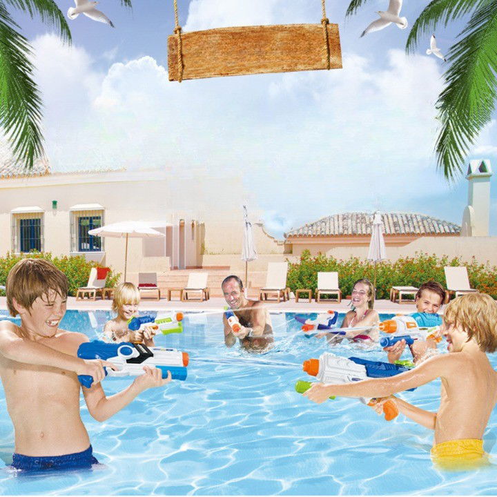 Pistoale cu apa - Pistol cu Apa pentru Copii, Rezervor, Pentru Piscina/Plaja, Flippy, 6ani+, Multicolor, 1250ML