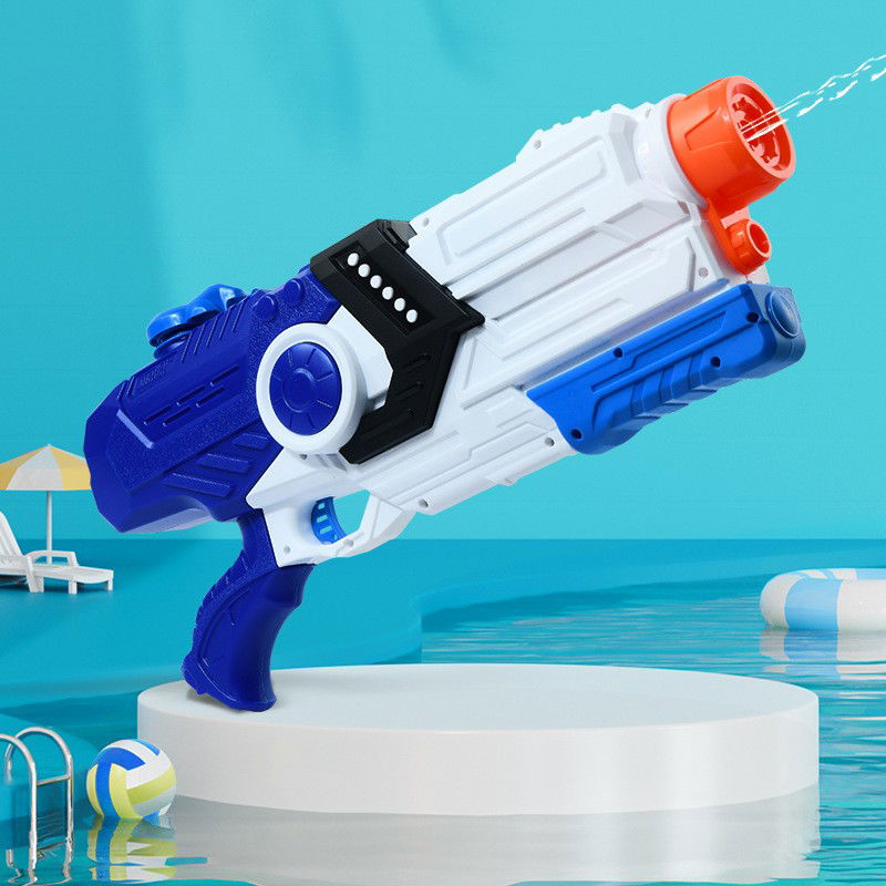 Pistol cu Apa pentru Copii, Rezervor, Pentru Piscina/Plaja, Flippy, 6ani+, Albastru/Multicolor, 2000ML [4]