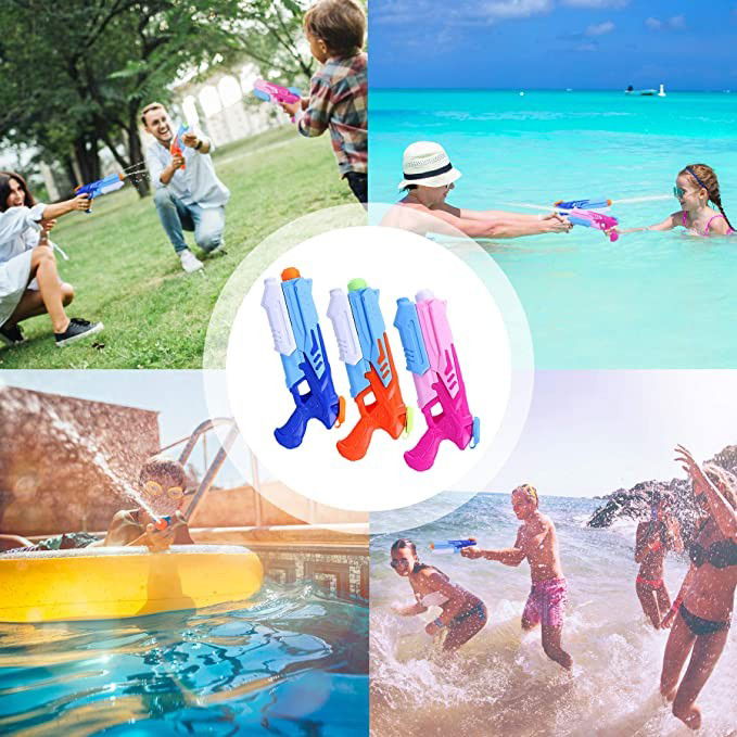 Pistol cu Apa pentru Copii, Rezervor, Pentru Piscina/Plaja, Flippy, 6ani+, Roz, 300ML [3]