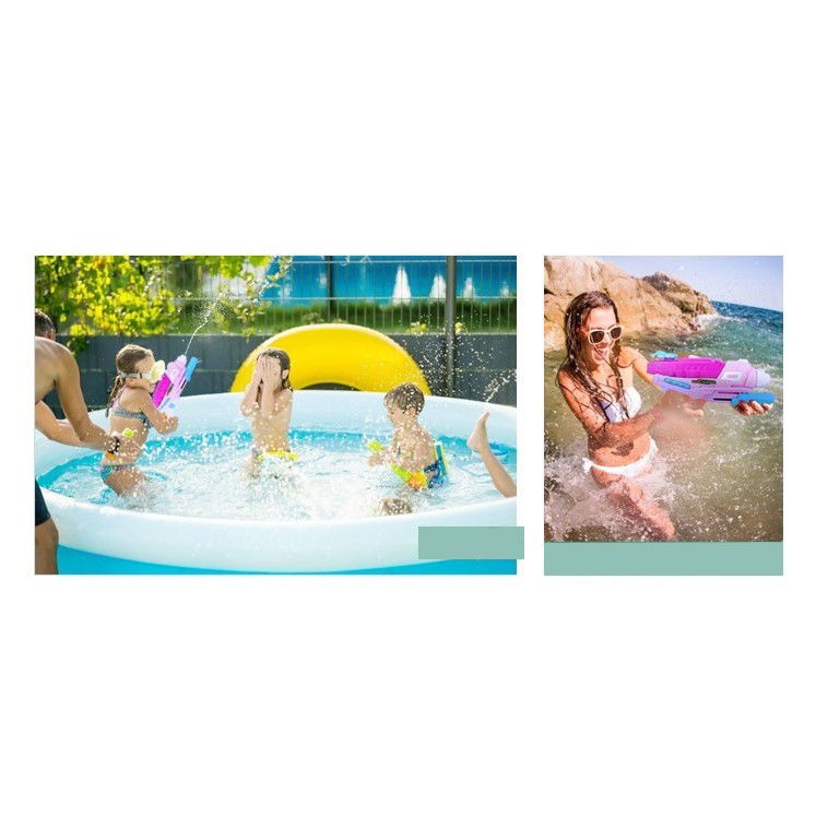 Pistol cu Apa pentru Copii, Rezervor, Pentru Piscina/Plaja, Flippy, 6ani+, Roz, 600ML [3]
