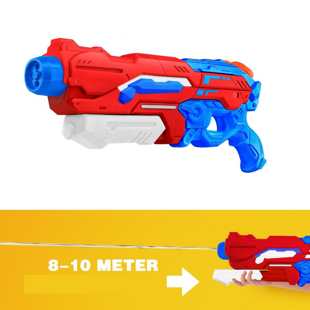 Pistol cu Apa, Flippy, +6 Ani, Rezervor 1200 ml, din Plastic, 40 x 7 x 20 cm, Rosu/Albastru [3]