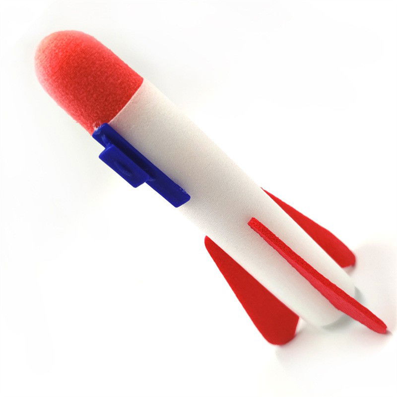 Pistol de Jucarie, Flippy, cu Lansator de Racheta, din Polistiren/Plastic, Lumina LED, +3 Ani, Albastru/Rosu [3]