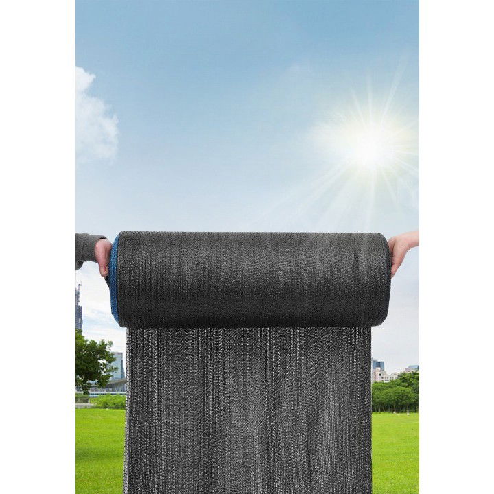 Plasa de umbrire neagra, latime 2 m, lungime 20 m, Flippy, protectie UV, Grad de umbrire 50-55% [3]