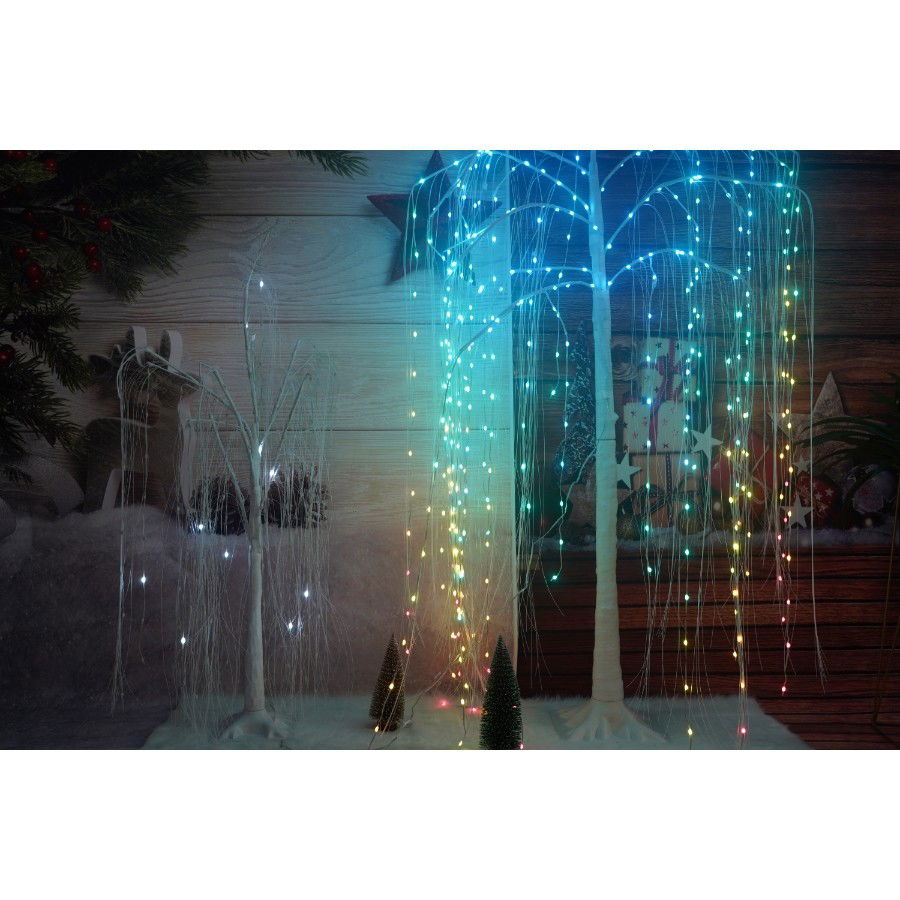 Pom decorativ cu leduri, Flippy, tip salcie, 400 Led, 2.1 M [5]