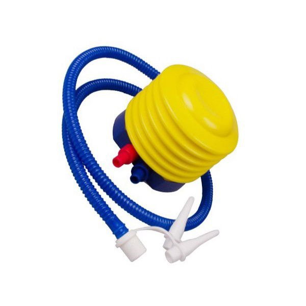 Articole pentru copii - Pompa de picior, cu 3 adaptoare de valva, Air Step, Flippy, Galben-Albastru