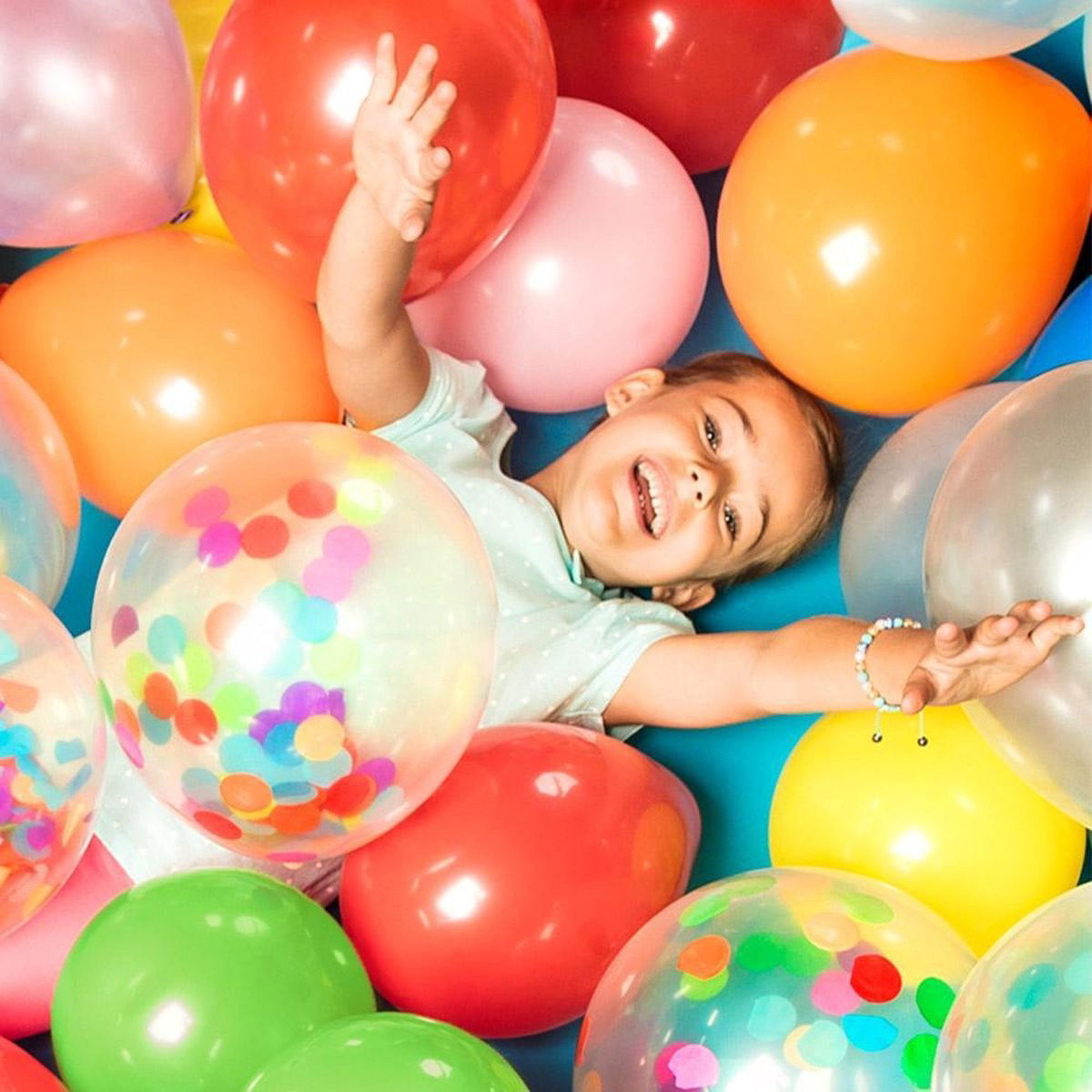 Pompe Baloane - Pompa de Umflat Baloane, Flippy, din Plastic, Manuala, 27 x 4.5 cm, Rosu