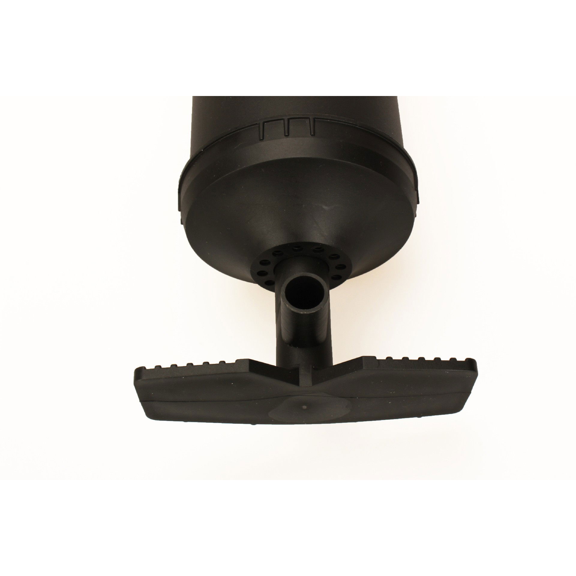 Pompa manuala pentru umflat obiecte gonflabile , colace , saltele , cu 3 adaptori pentru interconectare si furtun, negru, Flippy [7]