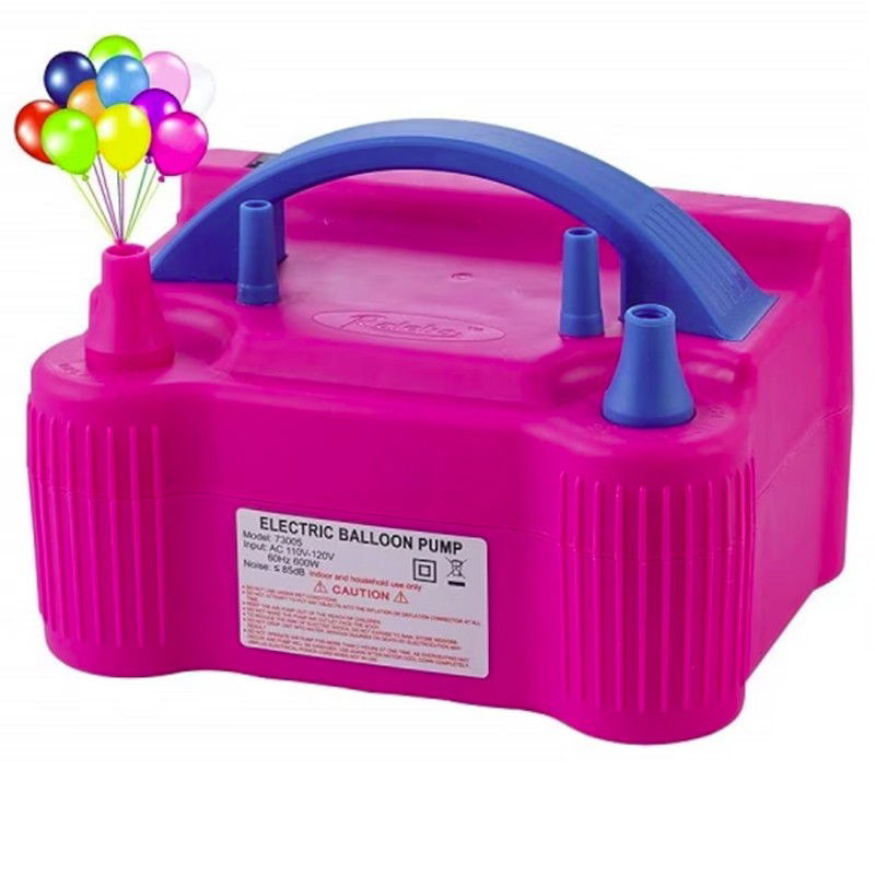 Petrecere - Pompa Electrica de Umflat Baloane, Flippy, cu Doua Iesiri, 220V, Putere 600W, Accesorii petrecere, Mov