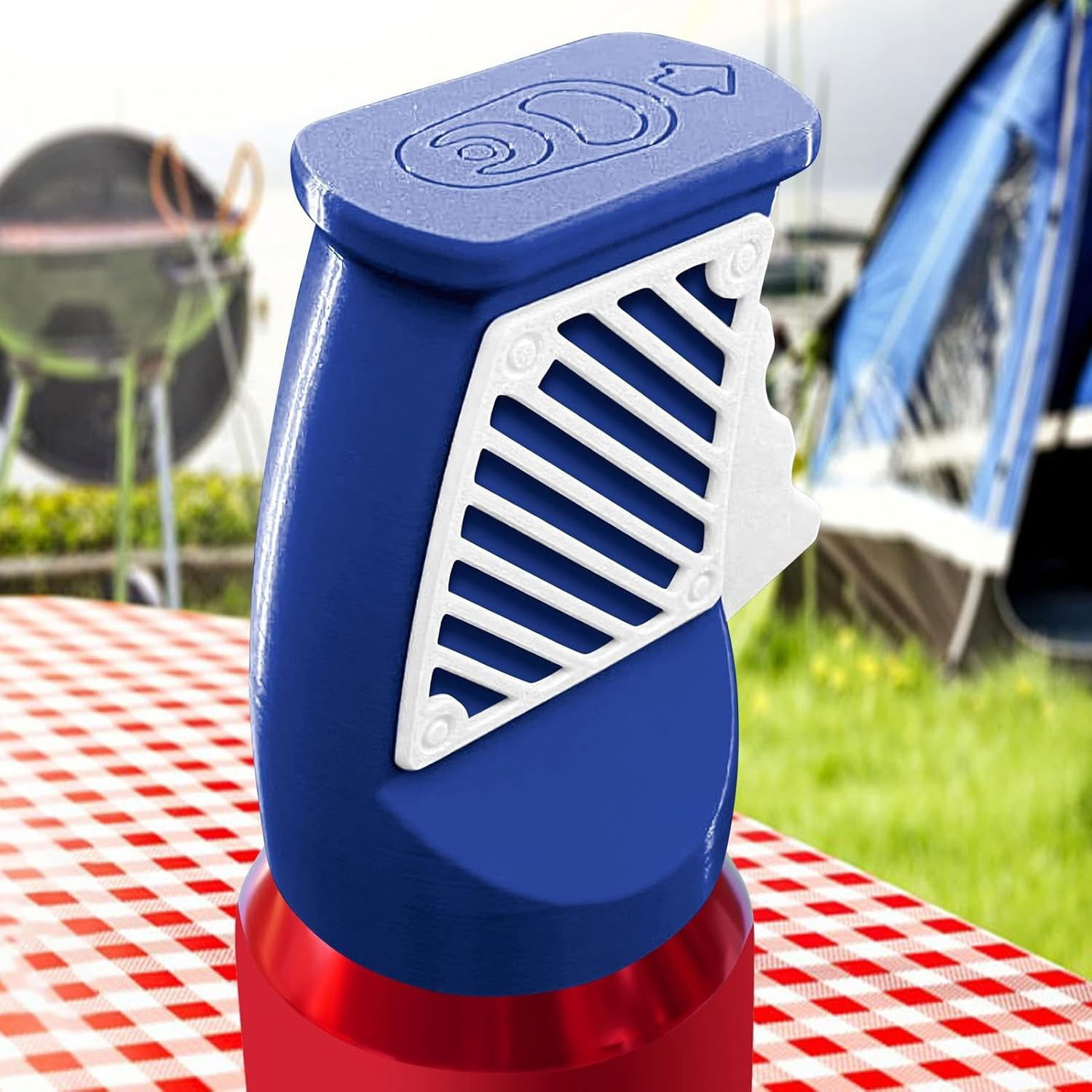 Desfacator Doze, Flippy, din ABS, 10.7 x 8 cm, Manual, Albastru Inchis/Alb [6]