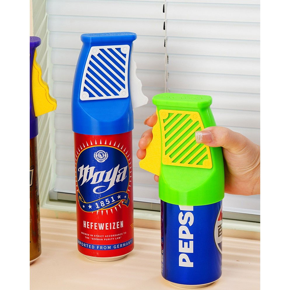 Desfacator Doze, Flippy, din ABS, 10.7 x 8 cm, Manual, Galben/Verde [7]