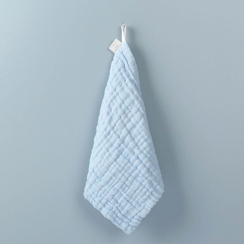 Prosop Absorbant, Flippy, din Bumbac, 6 Straturi, 30 x 30 cm, Albastru [5]