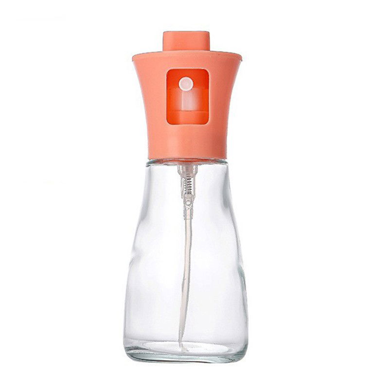 Organizatoare si Depozitare Bucatarie - Pulverizator pentru Ulei, Flippy, Pulverizator din Sticla pentru Otet sau Alte Lichide, Simplu Reincarcabil, Multifunctionale, 17.3 x 5.6 cm, Capacitatea 170 ml, Roz