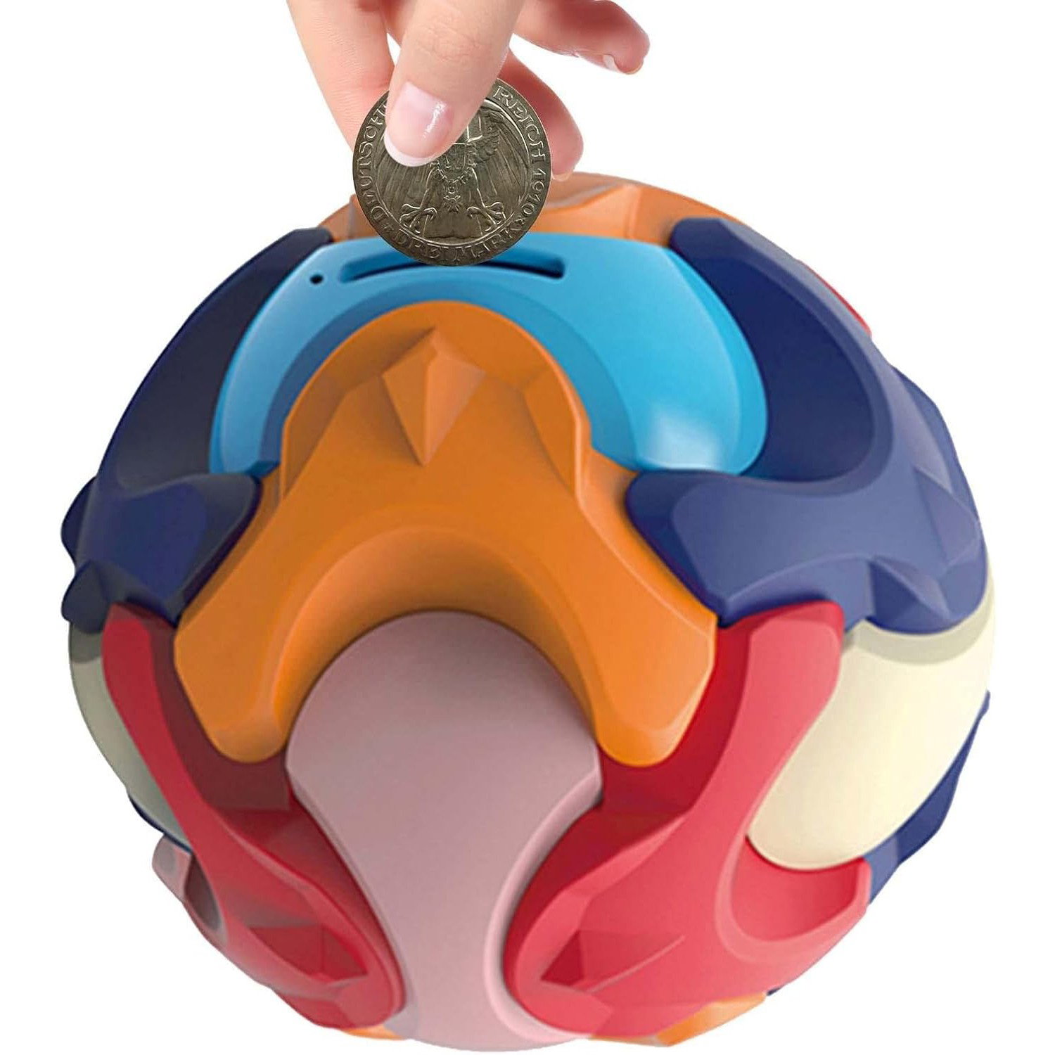 Pusculita Sub Forma de Minge, Flippy, de Construit, se Asambleaza/Dezasambleaza, din Plastic, 16.5x16.5x16.5, Multicolor [6]