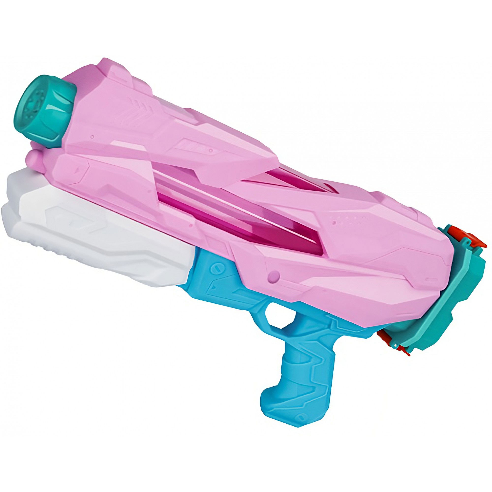 Pistoale cu apa - Pistol cu Apa pentru Copii, Rezervor, Pentru Piscina/Plaja, Flippy, 6ani+, 5 duze, Quick Fill, Roz, 800ML