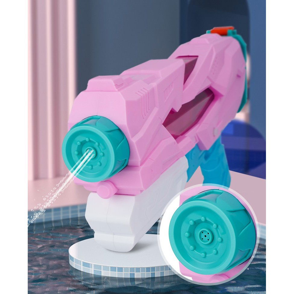 Pistol cu Apa pentru Copii, Rezervor, Pentru Piscina/Plaja, Flippy, 6ani+, 5 duze, Quick Fill, Roz, 800ML [3]