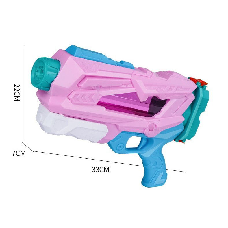 Pistol cu Apa pentru Copii, Rezervor, Pentru Piscina/Plaja, Flippy, 6ani+, Quick Fill, Roz, 600ML [8]