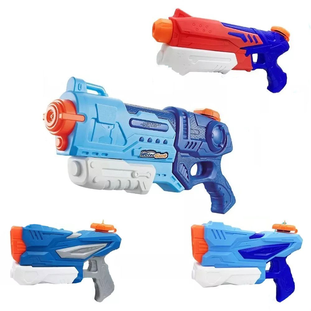 Pistoale cu apa - Set 4x Pistol cu Apa pentru Copii, Flippy, 6ani+, Multicolor, 1x 900 ML + 3x 300 ML