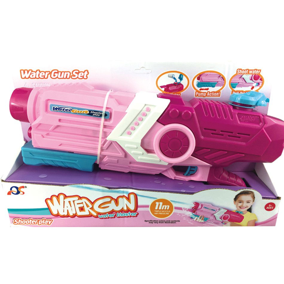 Pistoale cu apa - Pistol cu Apa pentru Copii, Rezervor, Pentru Piscina/Plaja, Flippy, 6ani+, Roz, 2000ML