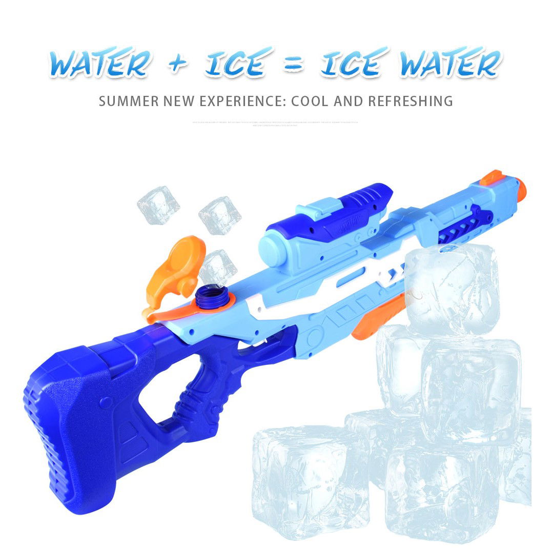 Pistol cu Apa pentru Copii, Rezervor, Pentru Piscina/Plaja, Flippy, 6ani+, Albastru, 1200ML [5]