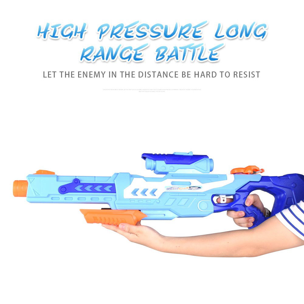 Pistol cu Apa pentru Copii, Rezervor, Pentru Piscina/Plaja, Flippy, 6ani+, Albastru, 1200ML [6]