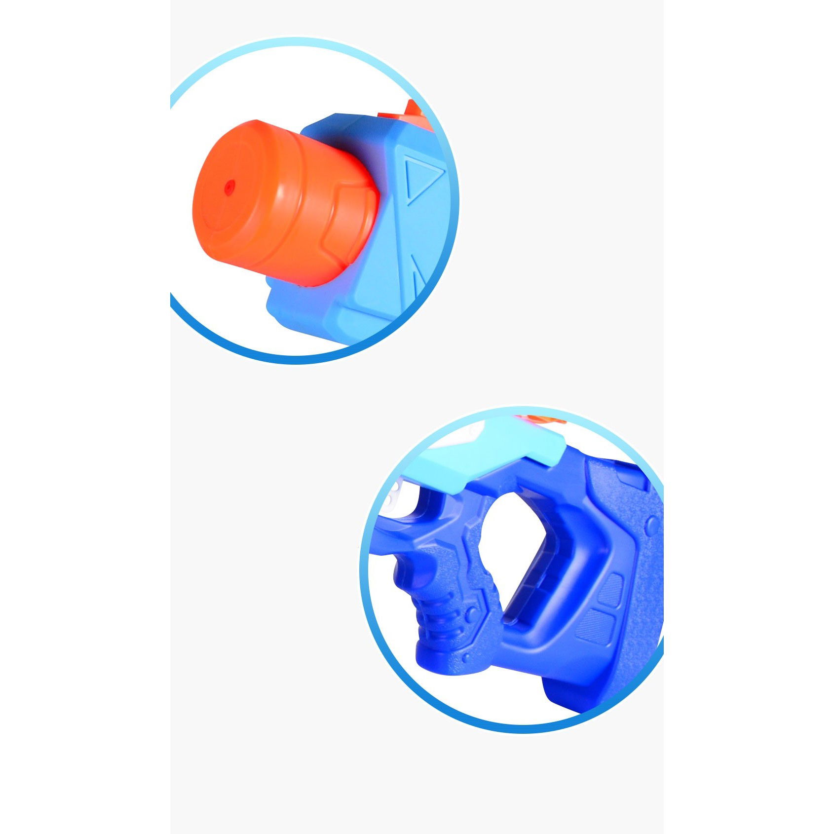 Pistol cu Apa pentru Copii, Rezervor, Pentru Piscina/Plaja, Flippy, 6ani+, Albastru, 1200ML [8]