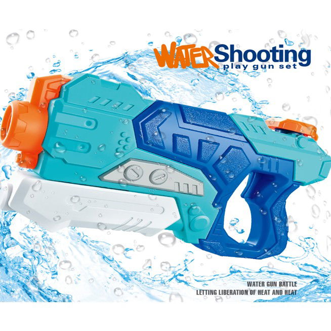 Pistoale cu apa - Pistol cu Apa pentru Copii, Rezervor, Pentru Piscina/Plaja, Flippy, 6ani+, Albastru, 500ML
