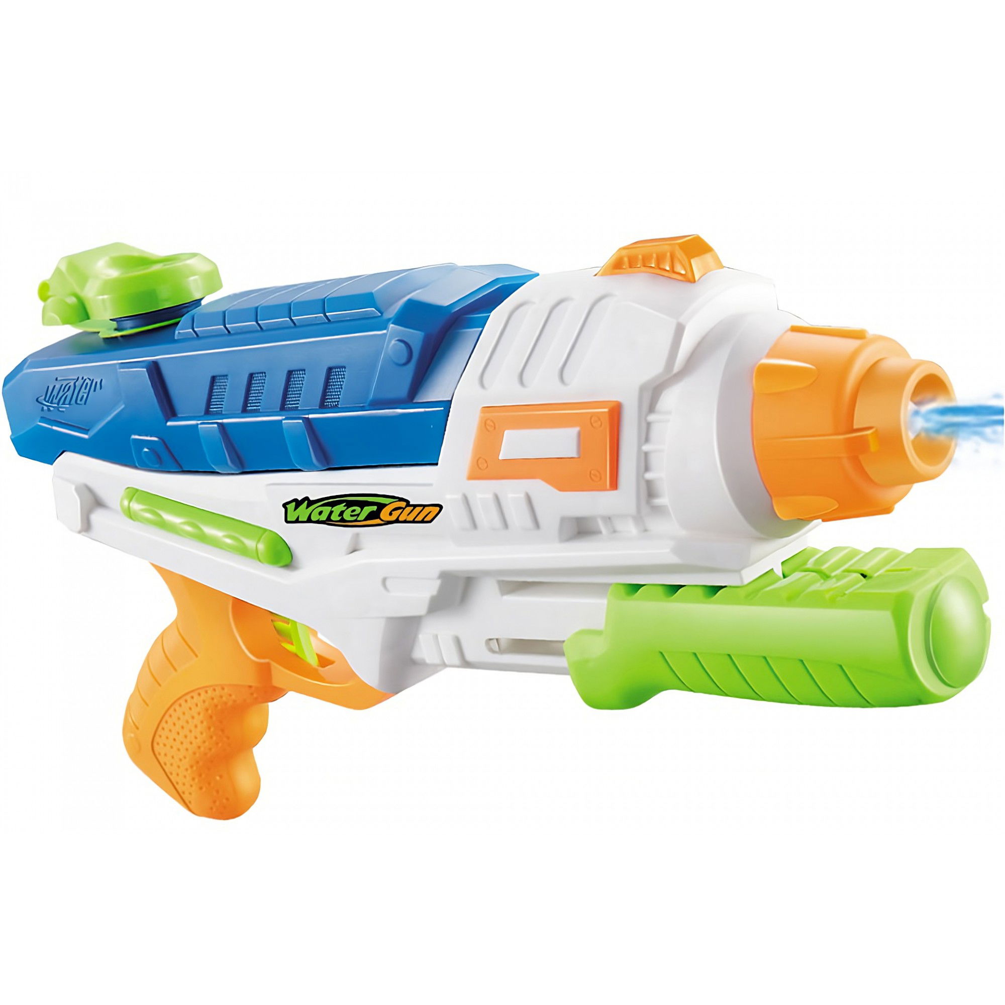 Pistoale cu apa - Pistol cu Apa pentru Copii, Rezervor, Pentru Piscina/Plaja, Flippy, 6ani+, Albastru/Multicolor, 1000ML, model 2
