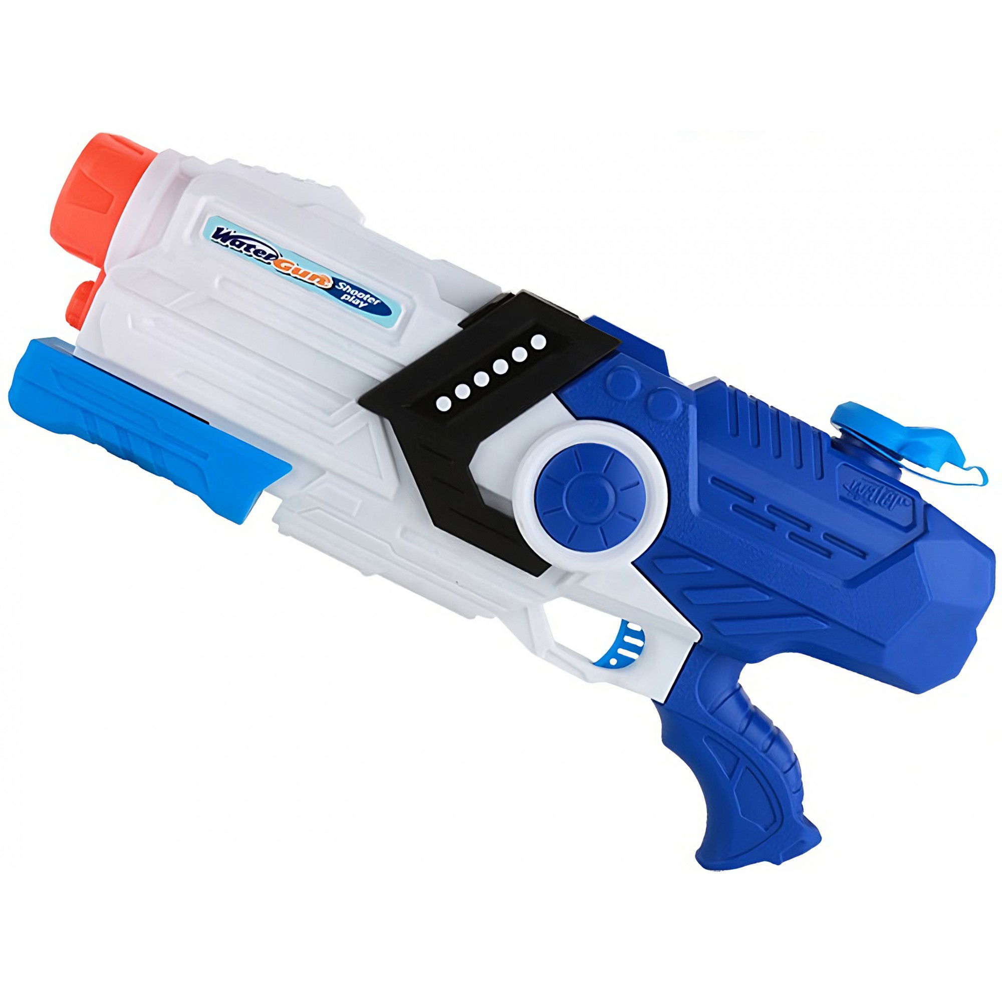 Pistoale cu apa - Pistol cu Apa pentru Copii, Rezervor, Pentru Piscina/Plaja, Flippy, 6ani+, Albastru/Multicolor, 2000ML