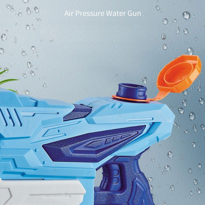 Pistol cu Apa pentru Copii, Rezervor, Pentru Piscina/Plaja, Flippy, 6ani+, 3 duze, Albastru, 300ML [3]