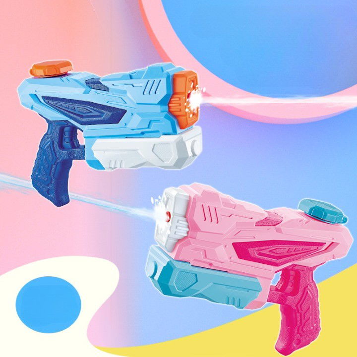 Pistoale cu apa - Pistol cu Apa pentru Copii, Rezervor, Pentru Piscina/Plaja, Flippy, 6ani+, 3 duze, Roz, 300ML