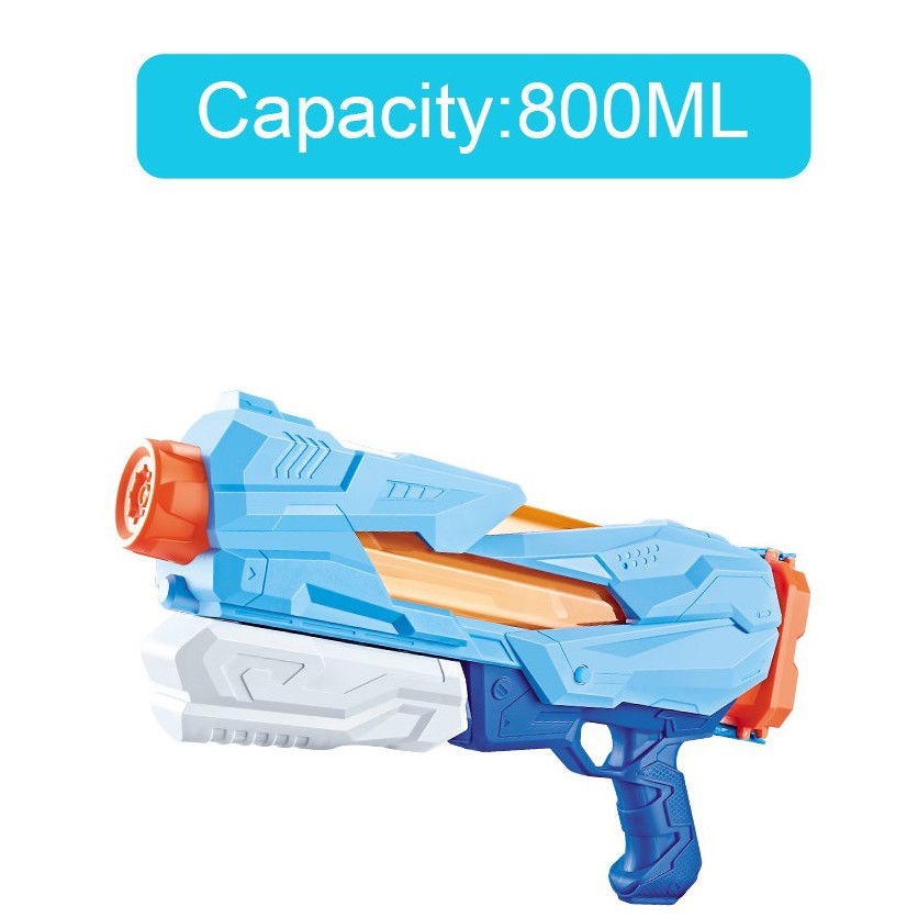 Pistol cu Apa pentru Copii, Rezervor, Pentru Piscina/Plaja, Flippy, 6ani+, 5 duze, Quick Fill, Albastru, 800ML [4]