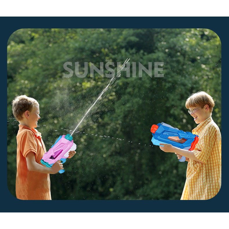 Pistol cu Apa pentru Copii, Rezervor, Pentru Piscina/Plaja, Flippy, 6ani+, 5 duze, Quick Fill, Albastru, 800ML [8]